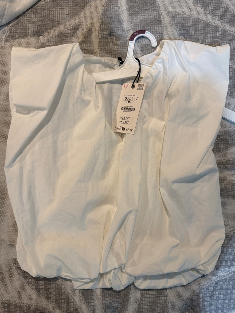 White Women's Puff Sleeve Blouse - Unbranded - Brand New